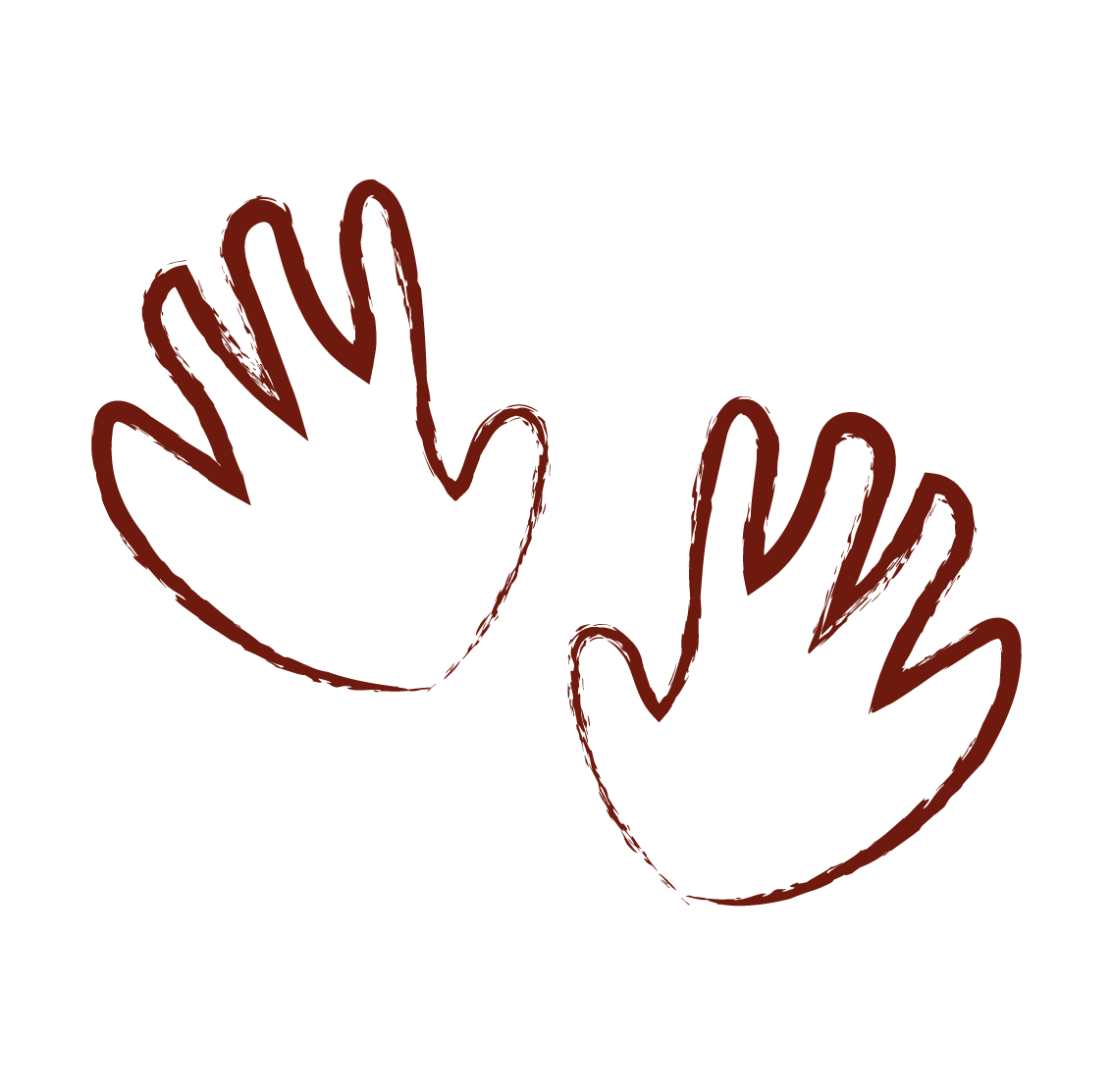 Mani piccole come un bambino