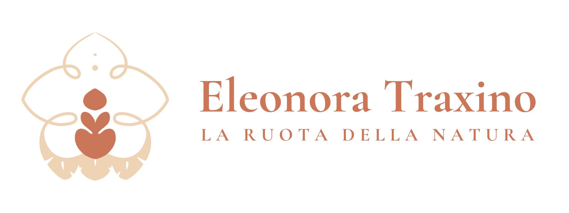 Un'orchidea bianca che custodisce Eleonora Traxino al centro